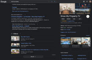 Google My Business - Show My Property