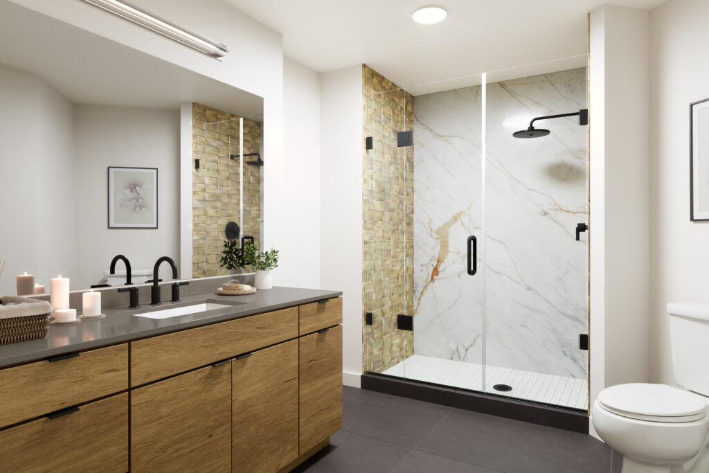 3D Apartment Rendering - Bathroom