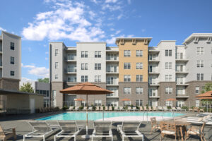 Exterior Rendering Shot of a Community