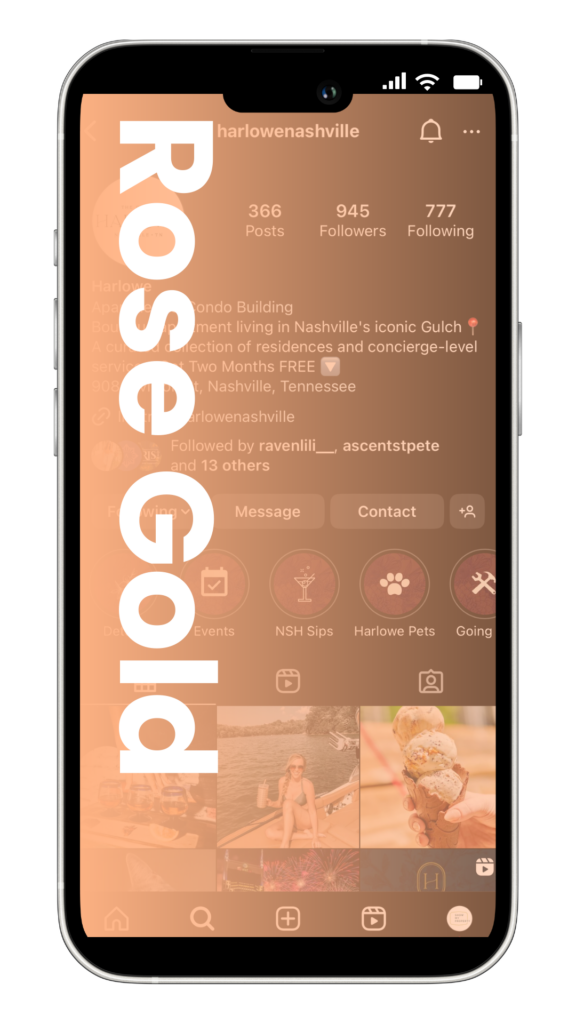 Rose Gold Social Media Package