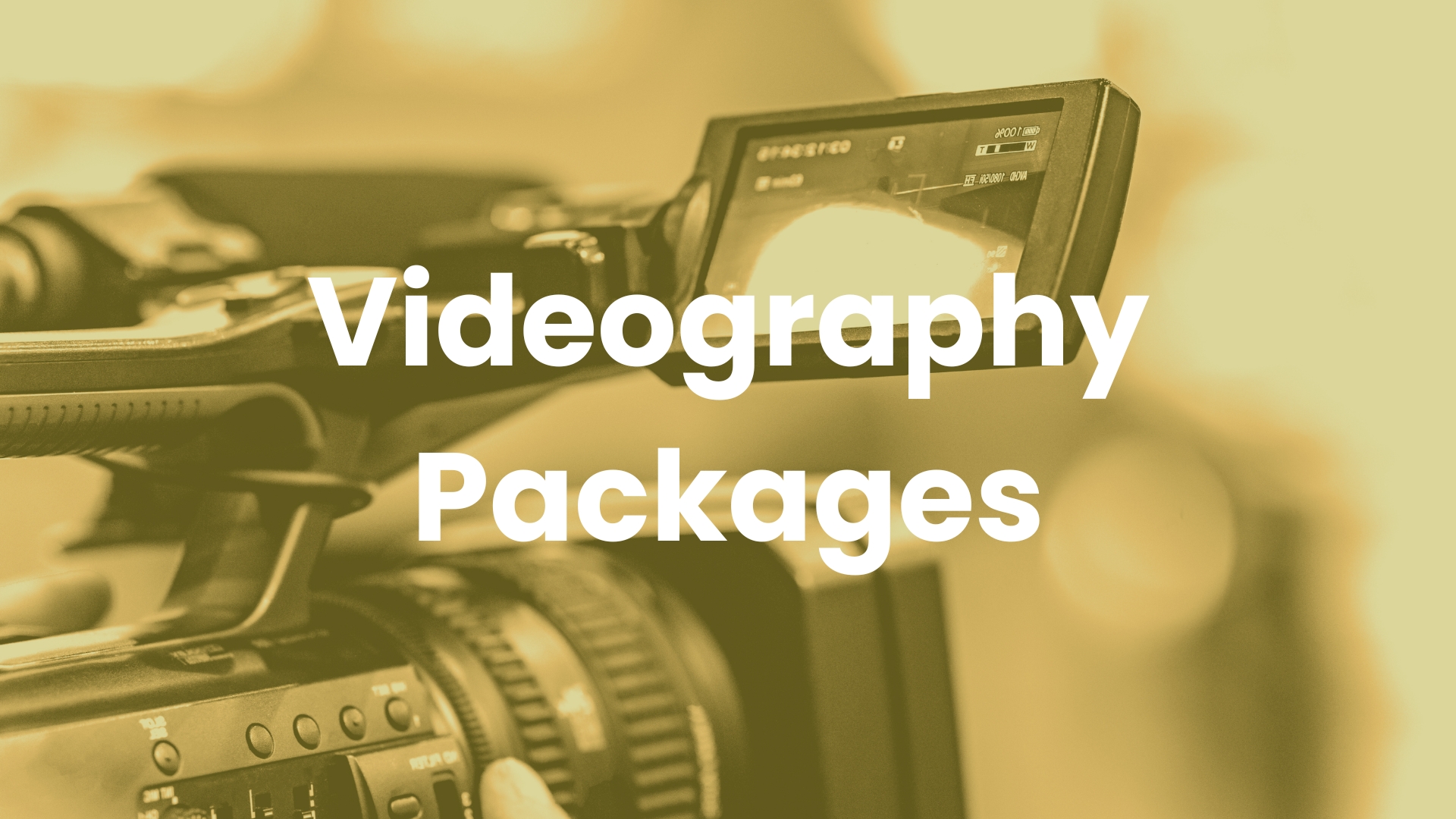 Videography Packages
