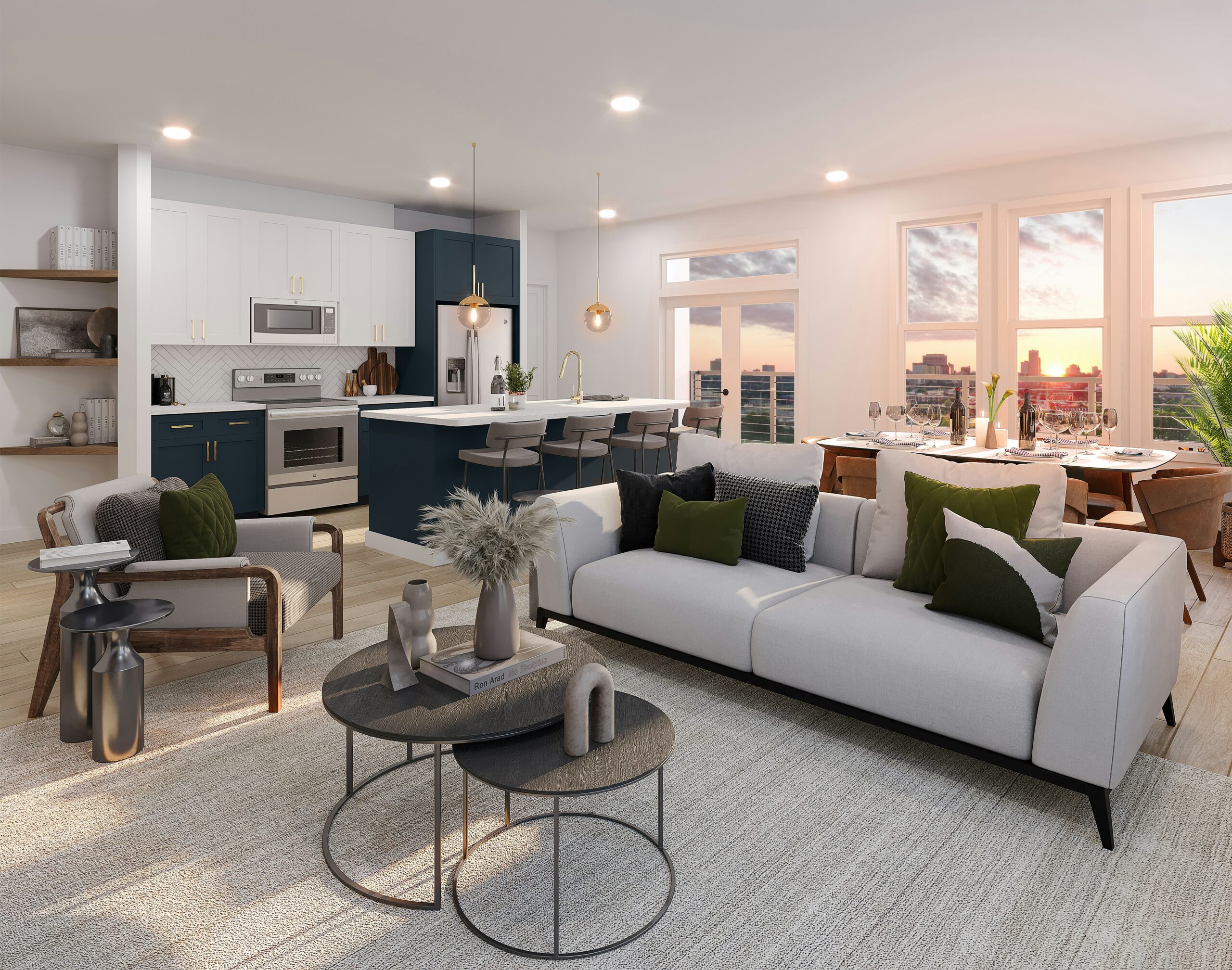 Luxury apartment.